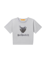 0 2 hardboiled crop t-shirt - GREY (6567587610742)