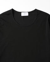 UネックシルケットロングスリーブTシャツ/U neck silket long sleeve 2color