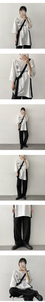チャイミングピンタックリンクルカーゴワイドスラックス / Chiming Pin Tuck Wrinkle Cargo Wide Slacks Pants