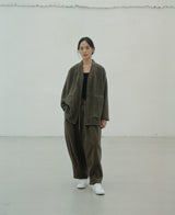 WARM-FLEECE HERITAGE CARDIGAN (Khaki) / ウォームフリースヘリテージカーディガン