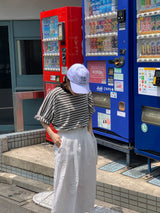 ボーダーラグランショートスリーブTシャツ