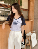 1974クロップ半袖Tシャツ / 1974 Crop Short Sleeve T-shirt (3color)