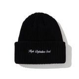 CURSIVE LOGO BEANIE - BLACK (6642968658038)