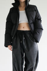 ストリングクロップダウン/String crop padding (3color)