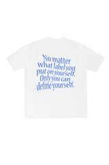 マタープリントラッシュオーバーショートスリーブTシャツ/Matter printing rash over short sleeve t-shirts (white)