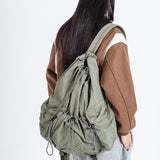 DRAWSTRING NYLON BACKPACK