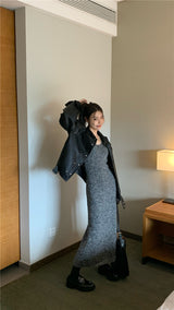 ボカシソフトロングドレス/Bokashi Soft Long Dress
