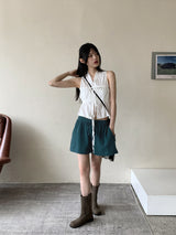モンニーサマーエンボススリーピースショーツ / Mongni summer embossed three-piece shorts
