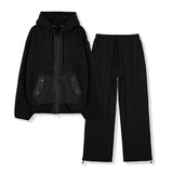 ミリタリーグムカフリースセットアップ/GUMKA FLEECE SET-UP BLACK