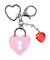 ハートロックキーリング / heart lock key ring (4506567835766)