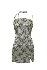 フローラルツーピース-トップス/FLORAL TWO PIECE-TOP[ivory]