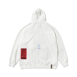 LSD OVERSIZED HEAVY SWEAT HOODIE WHITE / BLACK (4626269241462)