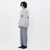Square point Sweatshirts [Gray] (6591811551350)