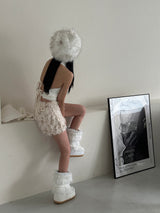Block Soft Backless Sleeveless