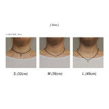 レザーシルバーネックレス / [CCNMADE] LEATHER SILVER NECKLACE (Ohm)