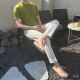クリーリングエアフィットラウンドショートスリーブニットウェア / Cooling Air Fit Round Short-Sleeved Knitwear (10 colors)