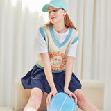 Smile knit vest (6684774695030)