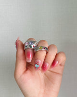 [I-DLE Soyeon] Silver gemstone ring_1