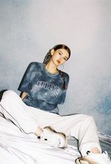 HIDE Tie Dye Graphic T-Shirt (Navy) (6571000299638)