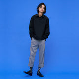 Crinkle Basic Shirts [Black] (6592012124278)