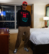 TCWフラワージャガードニット / TCW Flower Jacquard Knit (4582469009526)