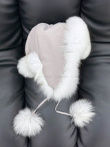 Fox fur hat