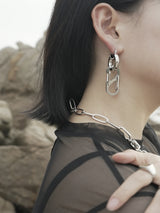 no.4ピアスシルバー / no.4 earring silver