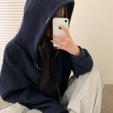 エンブロイダリー２wayフーディジップアップ