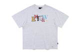 レインボーロゴTシャツ/RAINBOW LOGO TEE SHIRT_LIGHT GREY