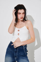 チェーンノースリーブトップ/CHAIN SLEEVELESS TOP