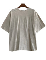 Round Neck Drop Shoulder Loose T-Shirt (6693244174454)
