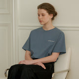 リラックスエンブロイダリーTシャツ/Relax embroidery t-shirt