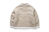 ミニマルムートンジャケット/MINIMAL MOUTON JACKET_OATMEAL