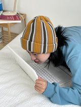 Retro color beanie 