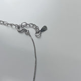 シンプルスクウェアネックレス / simple square necklace (925silver)