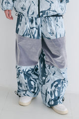 スーパーワイドパンツ / BSR2223FWPT012 DSXBR WSS SUPER WIDE PANTS MARBLE GRAY