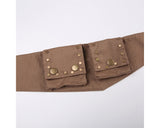 cotton pocket belt bag
