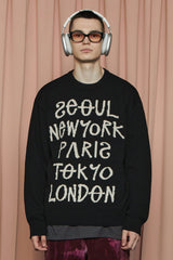 CITY ROUND KNIT / BLACK