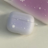 Blue- Snow Square AirPods Case_matt