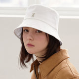 VA Stud Basic Bucket Hat / White