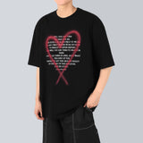 ハートグラフィックTシャツ / Heart graphic T-shirt