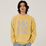 WK 3D logo knit