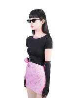 ROUND NECKLINE TOP WITH GLOVES (6624149733494)