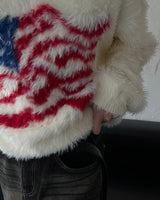 ALL - USA Flag Angora Knitwear (3 colors)