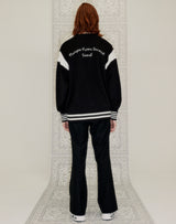 M PATCH VARSITY CARDIGAN BLACK (6691449143414)