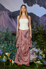 ウィズダムティースローライズラッチスカート / Wisdom Teeth Low Rise Ruched Skirt PINK