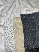 ディアスプリングフラワーバンディングロングスカート / Dear Spring Flower Banding Long Skirt (3 colors)