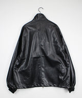 バルーンレザージャンパー / Balloon Leather Jumper (2color)