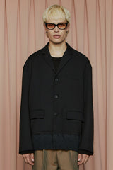 DOCKING KNIT JACKET / BLACK