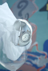 sunflower cubic bangle watch